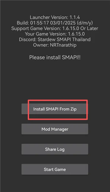 smapi������(��¶��mod����)