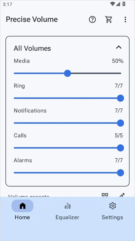 precise volume ���� ���İ�